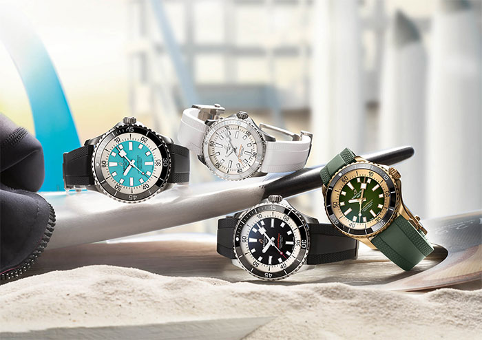 Годинник Breitling Superocean у різних кольорах
